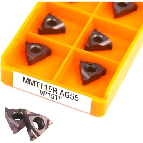 10pcs high quality 11IR AG55 AG60 VP15TF UE6020 US735 External Turning Tool Thread Cutting tool CNC lathe carbide turning insert