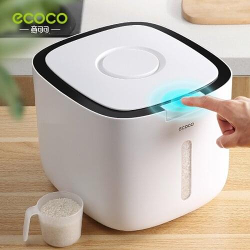 Ecoco Rice Storage Insect-proof , Storage Containers, Rice Storag Contain, Sealed Storage Box Flour, Kitchen Grain Storage Box