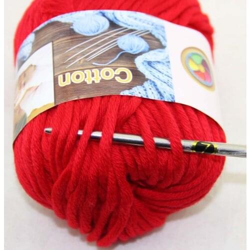 LOT Color optional 1 BallsX50g Special Thick Worsted 100% Cotton Knitting Yarn 422-17