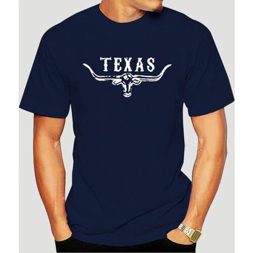 Mens O-Neck Short Funny T Shirt Texas Longhorn Lone Star State T-Shirt Make Your Own Shirt-4751A