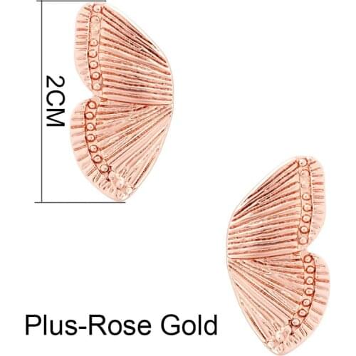 Vintage Exquisite High Quality Half Butterfly Wing Earrings Womens Retro Charming Earrings Everyday Wear Jewelry