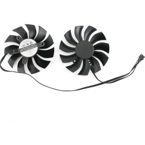 Graphics Card Cooling Fan Cooler Fan Replacement PLA09215B12H for EVGA P104-100 GPU Mining Graphics Card Repair Part
