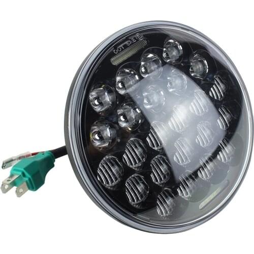 5.75 Inch 72W Motorcycle Accessories H/L Beam Front Driving Headlamp For Dyna DRL Angel Eye LED Headlight