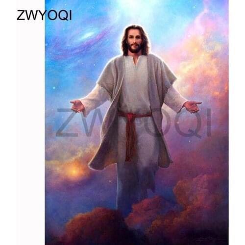 Full Square Diamond painting Cross stitch Jesus religion Full Round Diamond embroidery Jesus religion DIY3D Diamond mosaic Jesus