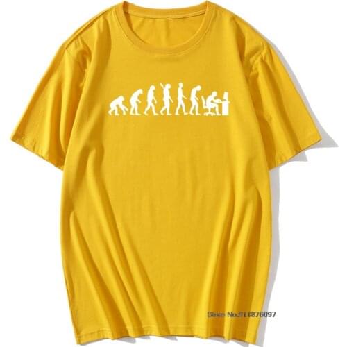 Awesome Short Sleeve Cotton Fashion Geek Evolution Gamer Nerd Programmer IT Developer Coder T-SHIRT Gift Birthday Funny