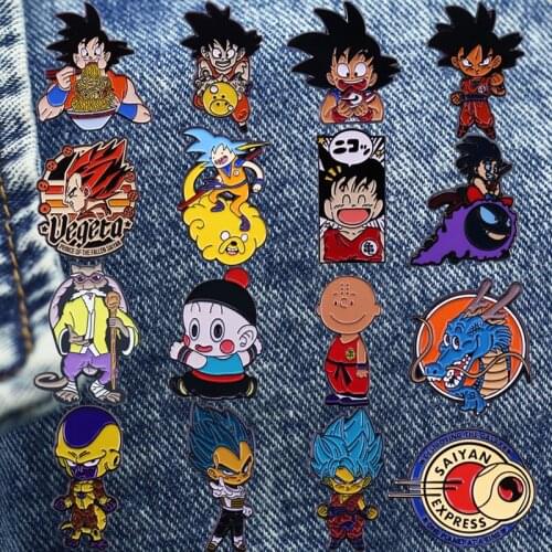 Cute Japan Cartoon Comic Brooch Metal Enamel Lapel Badge Collect Denim Jacket Backpack Pin Given Friends And Fans Gifts