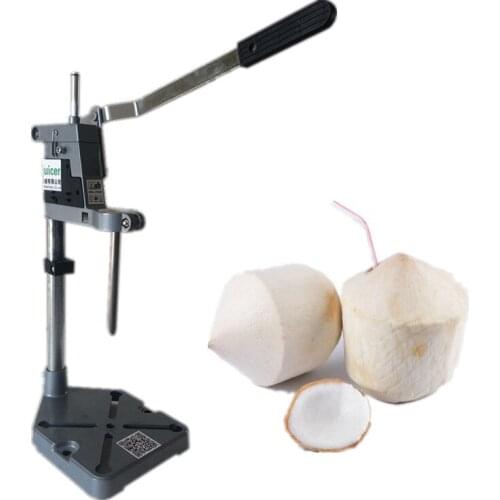 Thailand easy open coconut machine hand press coconut opening machine