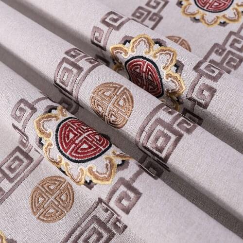 Woven upholstery fabric embroidery fabric Chinese Fabrics manufacturer