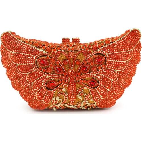 XIYUAN red Evening Bag Fashion Diamonds Women Clutch Bags Banquet Party Chain Handbag High Quality Female Shoulder Bags party