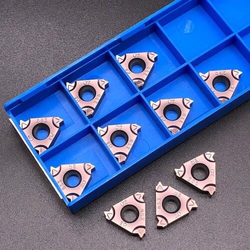 10pcs RCKLCY 16ER M 2.0 ISO FT1125 Carbide Insert Thread Blade cnc Lathe threading Cutter Tool Processing stainless steels