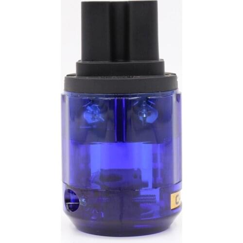 2pieces C-037 Rhodium plated IEC female Power Plug AC power plug for Extension cord