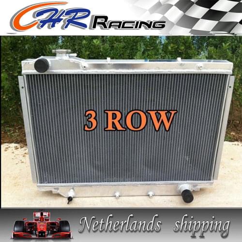 3 ROW Aluminum radiator for TOYOTA Land cruiser HDJ80 HZJ80 1HZ/1HD 4.2L Diesel