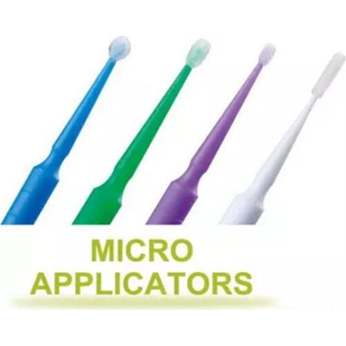 400pcs/set Dental materials supplies, Disposable micro applicator, short stick, cotton swab, brush applicator