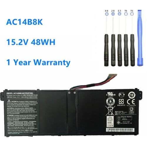 AC14B8K Battery For Acer Aspire CB3-111 CB5-311 ES1-511 ES1-512 ES1-520 S1-521 ES1-531ES1-731 E5-771G V3-371 V3-111 AC14B8K