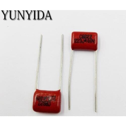Free Shipping 10pcs, CBB 223J 400V 0.022UF 22NF P10mm Metallized Film Capacitor 223 400V