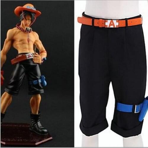 One Piece Cosplay Costumes Jepanese Anime Pants Cartoon Masquerade Party Show Cool Clothes For Man Boy Portgas D Ace pant
