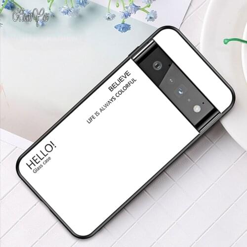 For Google Pixel 6 Pro Case XUANYAO Original Silicone Glass For Google Pixel 3A 4A 5A XL Hard Back Cover For Google Pixel 1 2XL