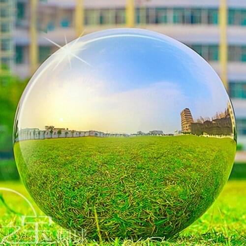 High Gloss Glitter Stainless Steel Ball Sphere Mirror Hollow Ball Home Garden Decoration Supplies Hotel Ornament 19mm~120mm