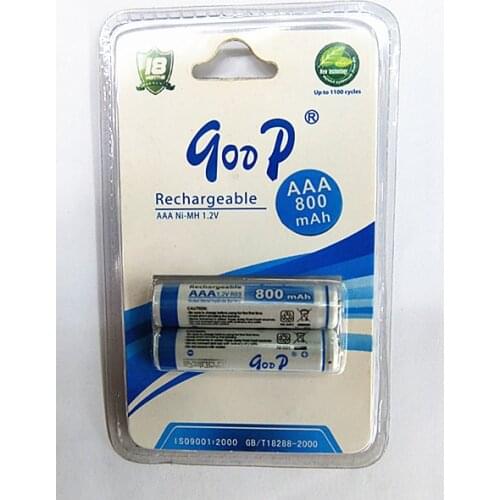 Goodey godp7 charging cell, AAA rechargeable battery, high-capacity 800mAh 1.2V Ni MH battery Rechargeable Li-ion Cell