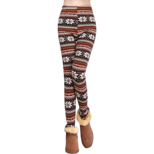Free Drop Shipping Cheap Price High Quality Womens Leggings Dark Cheetah Pattern Winter Slim Fashion Leggings