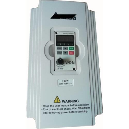 New VFD022M23B VFD-M Inverter AC Motor Drive 3 Phase 220V 2.2Kw 3HP 10A 400HZ