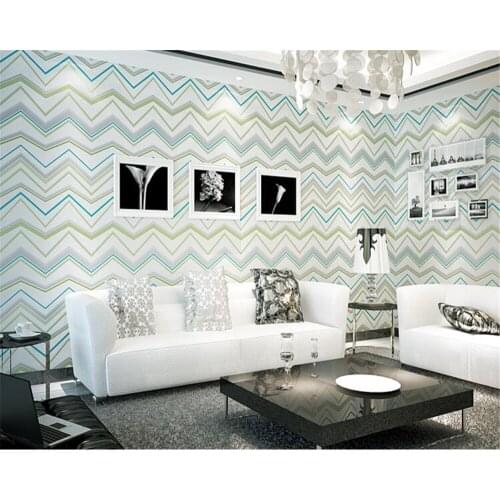 Beibehang 3d wallpaper on the wall Modern minimalist non-woven wallpaper roll abstract striped home indoor kids room wallpaper