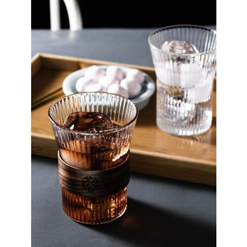Hanging Ear Coffee Cup Glass Cup Household Cocktail Water Luxury Milk Espresso Cup Transparent Copas De Cristal Drinkware 50