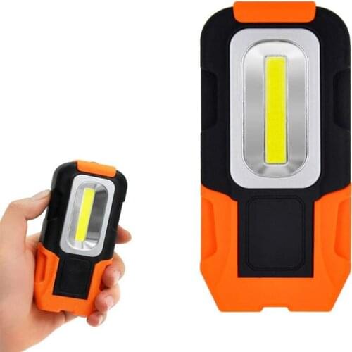 Battery Powered Portable COB Magnetic Foldable LED Inspection Lamp with Hook LED Pocket Work Light