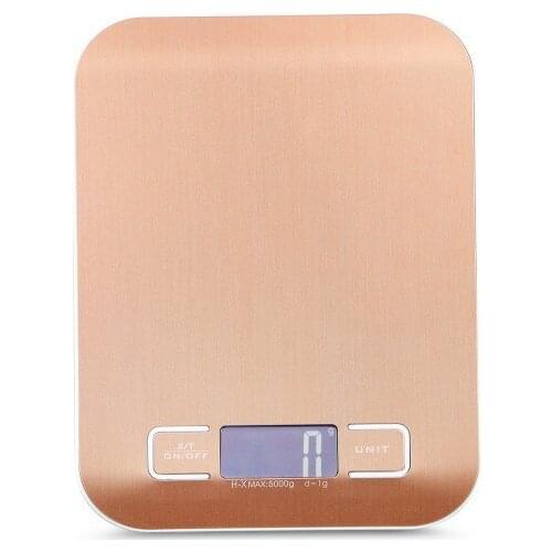 Professional Household Digital Kitchen Scale Electronic Food Scales Stainless Steel Weight Balance Measuring Tools g/kg/lb/oz/ml