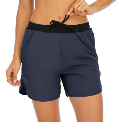 Plus Size 2021 Summer Shorts Wide Leg Loose Quick Dry Breathable High Waisted Women Pockets Elastic Sports Shorts for Fitness