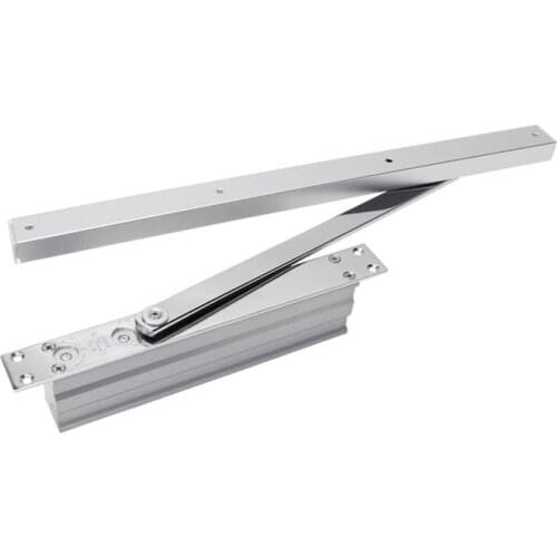Heavy duty adjustable hydraulic automatic Door Closer concealed aluminum alloy Square Automatic pull-in devices weight 30-60kg