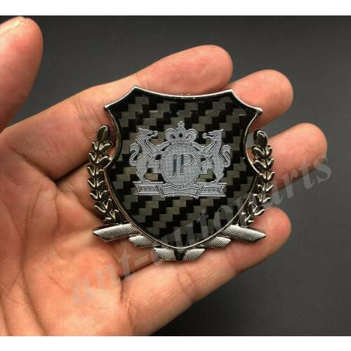Carbon Fiber JUNCTION PRODUCE JP Luxury VIP Emblem Car Badge Decals Sticker JDM