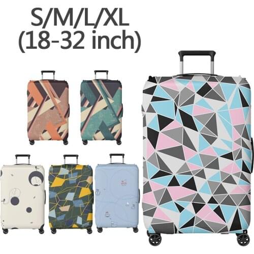 Thickened street graffiti suitcase cover, suitcase, suitcase protection cover, suitable for 18-32 suitcase cover elasticity