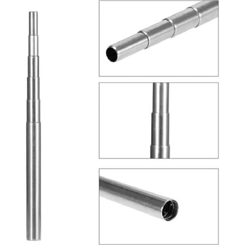 1Pcs Blow Fire Tube Outdoor Portable Emergency Stainless Steel Blow Fire Tube Telescopic Pipe Survival Tool Camping Equipment