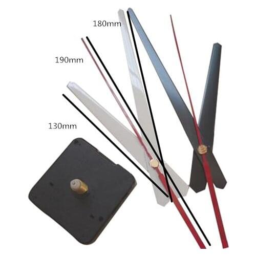 10pcs Hot Sale DIY Quartz Wall Clock Mechanism Watch Mechanism Parts Replacement Repair Wide Hands Tools Set with hook