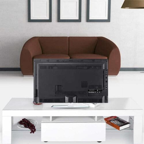 130 x 35 x 45cm MDF TV Cabinet Modern Style Entertainment Stand With LED Lamp Beads With Remote Control For Home Decoration