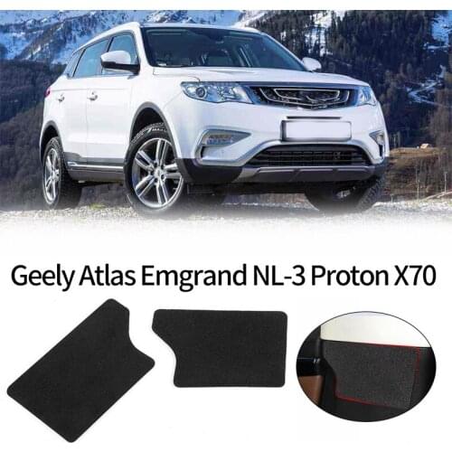 AU04 -Car Seat Belt Anti Scratch Protector Guard Cover Decal Stickers for Geely Atlas Emgrand NL-3 Proton X70 2016-2020