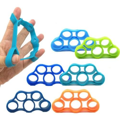 5 Holes Hand Grip Strengthener Finger Stretcher Guitar Piano Strength Trainer Finger Expander Exercise Strength Trainer