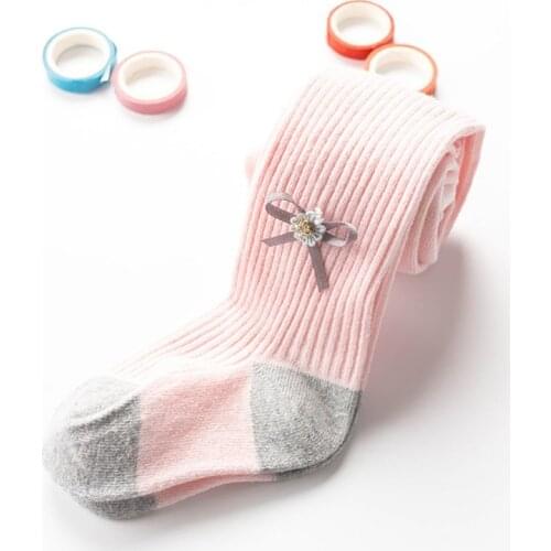 2019 Cotton Girls Stockings Toddler Tights Spring Autumn Infant Baby Girls Tights Children Lovely Pantyhose Kid Underwear