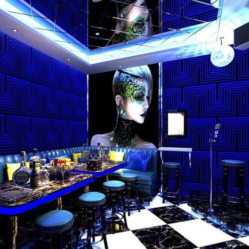 KTV special theme box wallpaper wallpaper 3D three dimensional corridor flash decoration background wall bar wall cloth