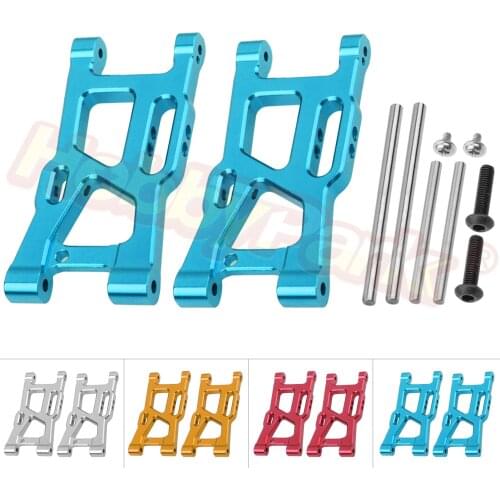 Metal Aluminum Alloy Front Lower Suspension Arms for WLtoys 144001 1/14 RC Car Upgrade Parts