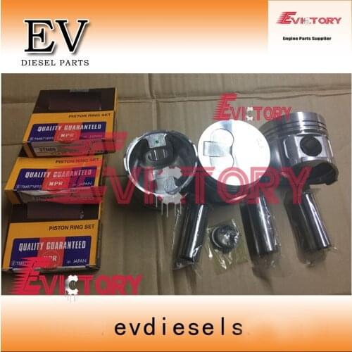 Yanmar 3D66 3TNE66 3D66E 3TNV66 crankshaft + rebuild kit piston bearing gasket