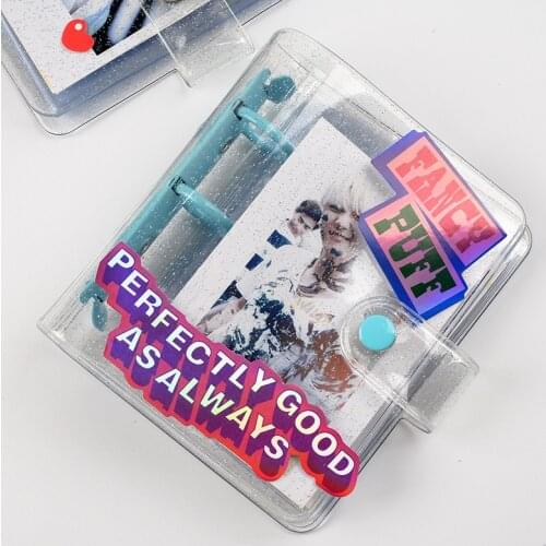 20 Capacity Mini Photo Album for 3 inch K-pop Lomo Cards Photocards Postcards for Kpop Bangtan Boys Stray Kids ATEEZ NCT TWICE