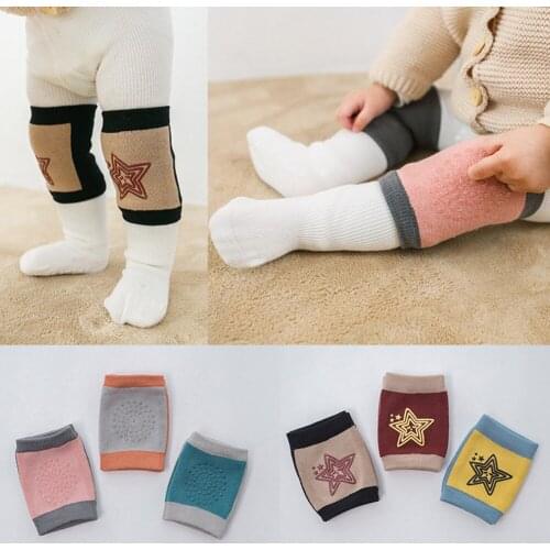 1 Pair Baby Boys Girls Knee Pad Safety Crawling Elbow Cushion Infant Toddler Baby Leg Warmer Knee Support Protector Baby Kneecap