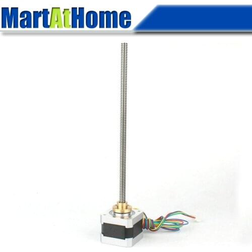 NEMA17 2-Phase 42mm Linear Hybrid Stepper Motor 1.8 Degree 1.0A 40mm Length for CNC Router, 3D Printer