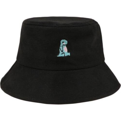 LDSLYJR 2021 new style fashion Lovely dinosaur Bucket Hat Fisherman Hat outdoor travel hat Sun Cap Hats for Men and Women 65