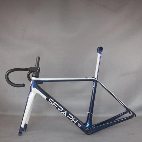 Full Internal Cables Rounting BB86 Chameleon Paint Carbon V Brake Road Frame FM629 With Zero Offset Seatpost