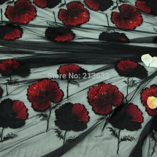 POp73-16 textile thread prick embroider embroidery fabric embroidery computer cotton fabric fine flower patch materials yarn