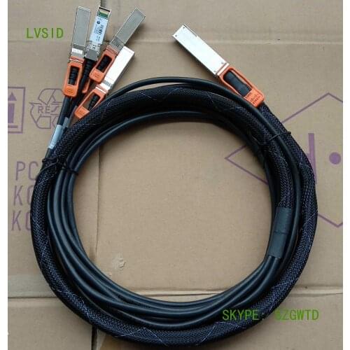 QSFP-4SFP25G-CU3M 3m (10ft) C-i-s-c-o Original 100G QSFP28 to 4x25G SFP28 Passive Direct Attach Copper Breakout Cable