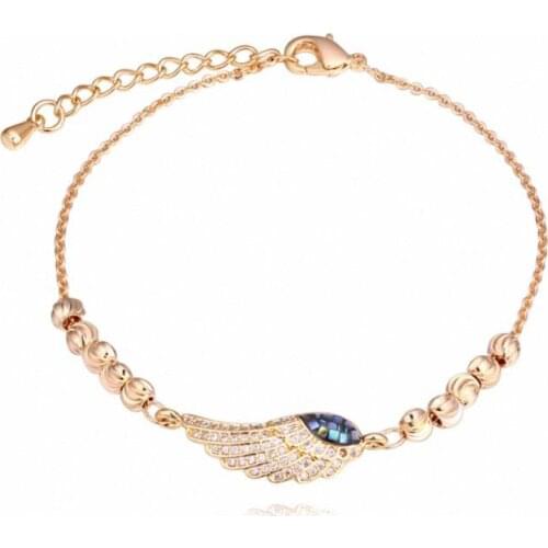 TRACYSWING AAA Zirconia Micro Inlays Fashion Bracelets & bangles for women thin red thread string rope Charm Horse Th-130548